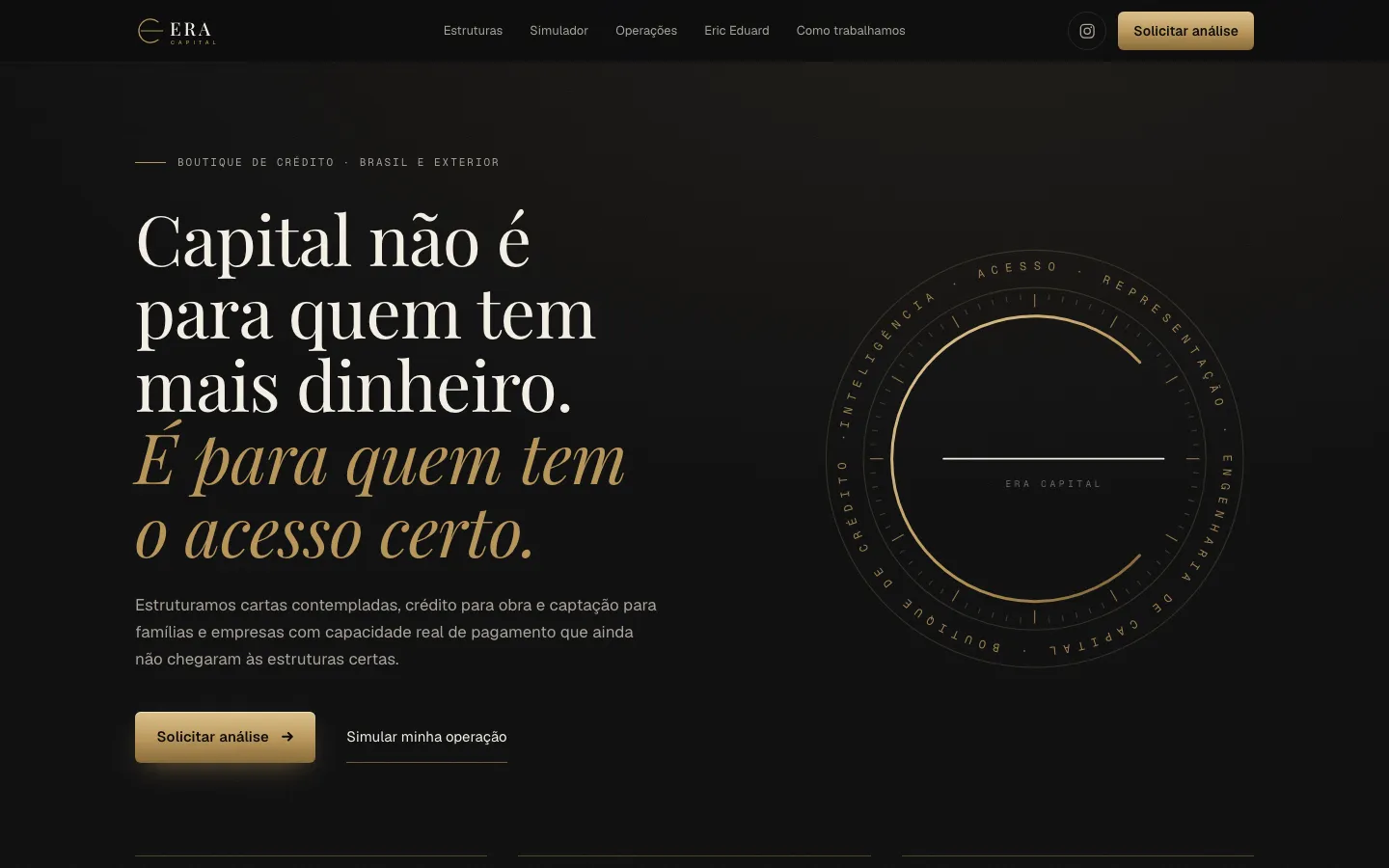ERA Capital no computador