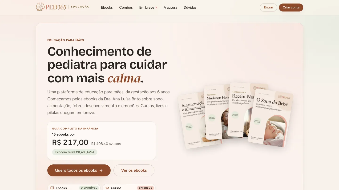 Outra tela: PED365